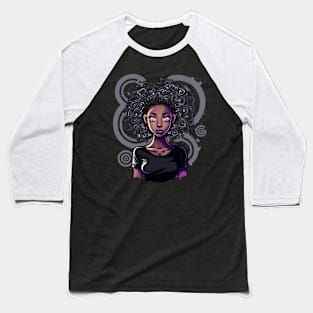 Black Queen African American Black History Month Baseball T-Shirt